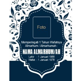 

BUKU YASIN dan TAHLIL 50 HALAMAN gratis PASANG FOTO ALMARHUM/AH ( ARAB SAJA)