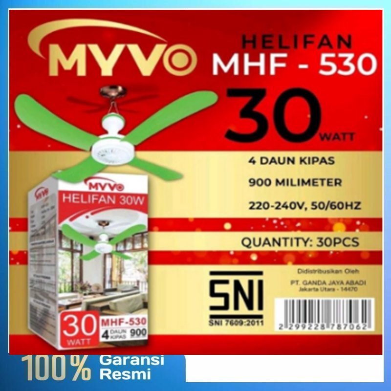 Kipas Angin Gantung / helifan MYVO mhf 20W/30W