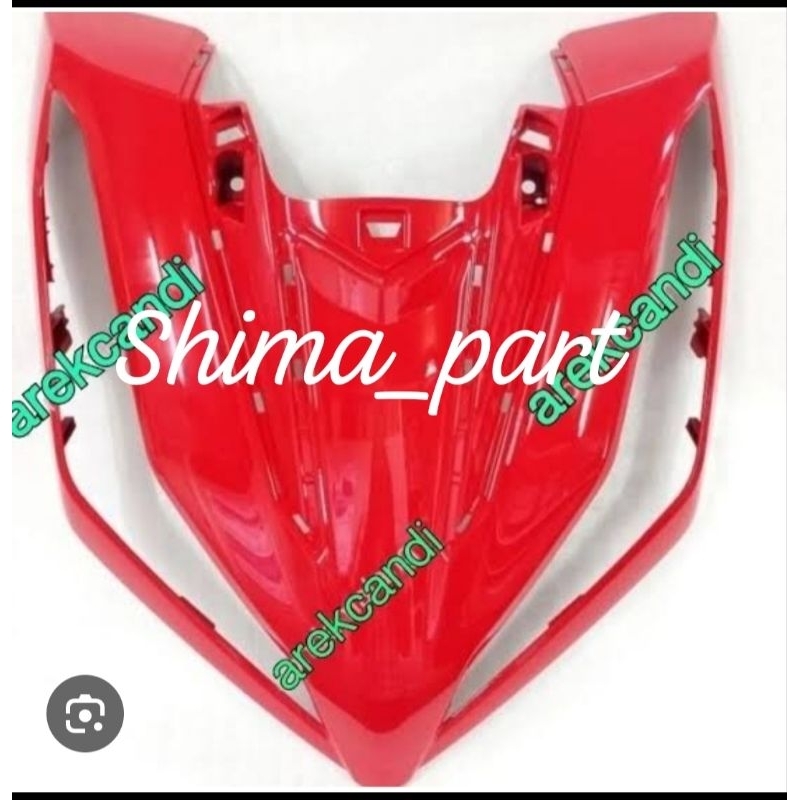 Cover lampu panel v tameng depan Vario 125 gen 2 k2v merah cabe