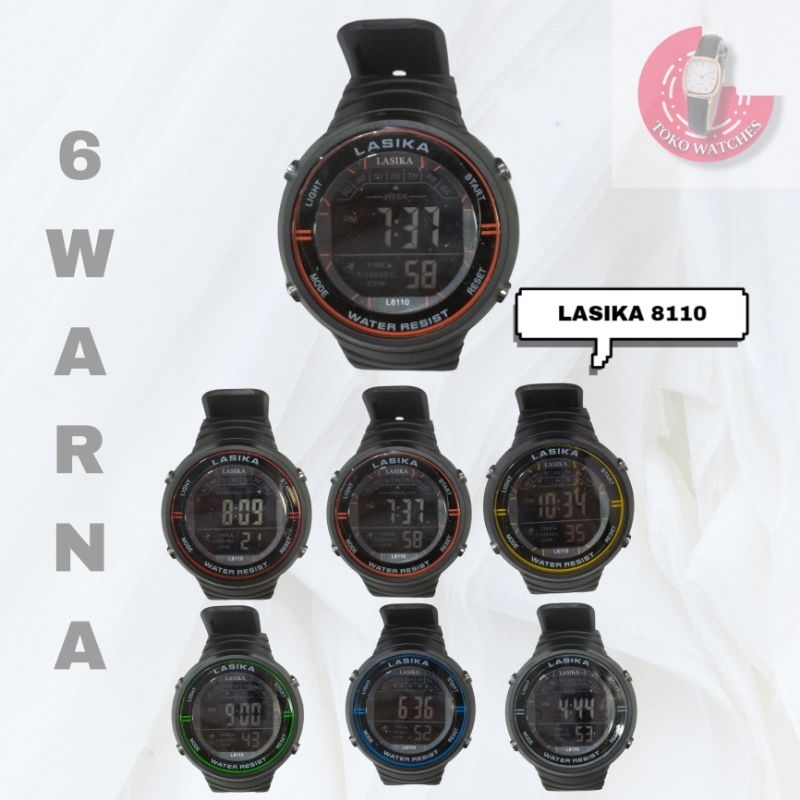 TOKO WATCHES - (ORI) JAM TANGAN LASIKA S8110 ANTI AIR (TERMASUK BOX)