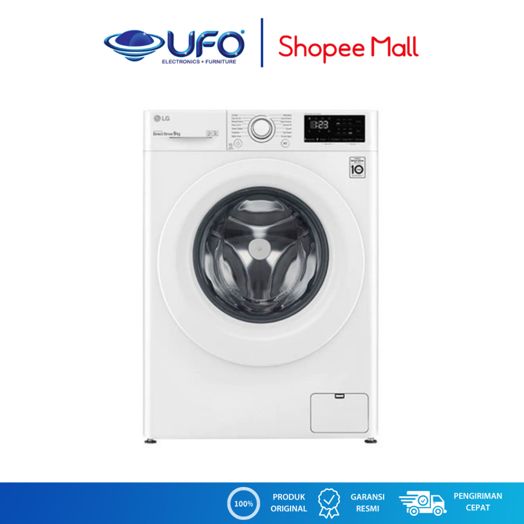 LG Mesin Cuci Front Loading 9 Kg FV1209S5WN