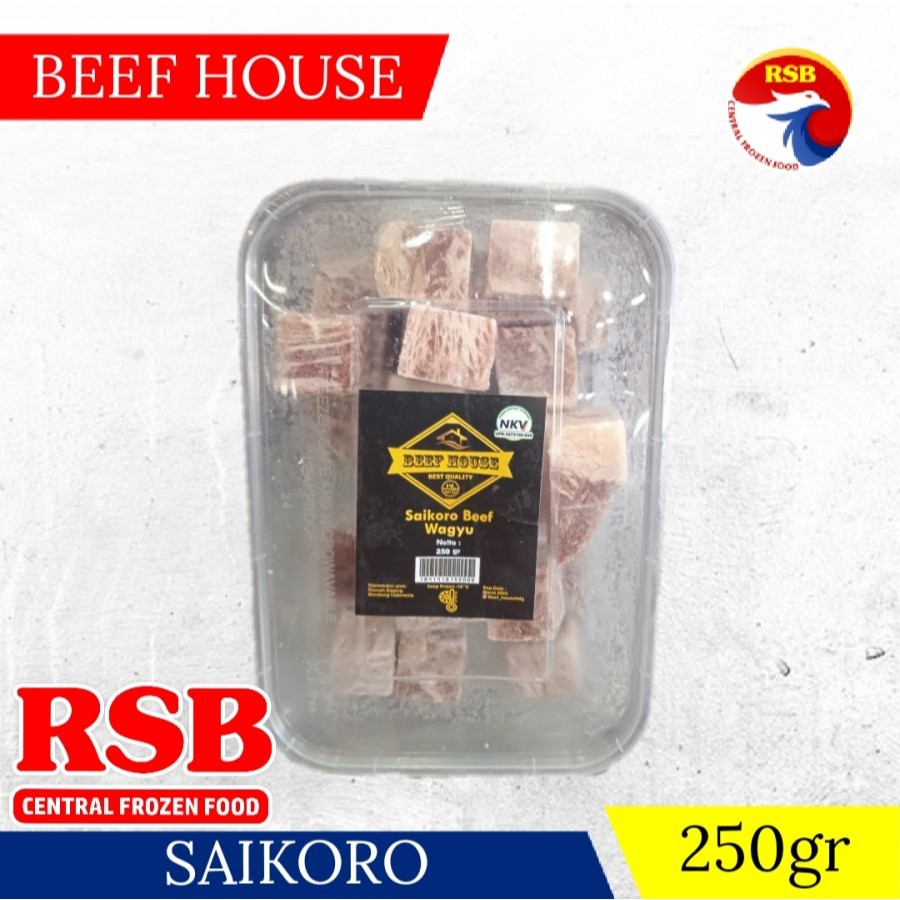 

RD Saikoro Beef Wagyu 250gr