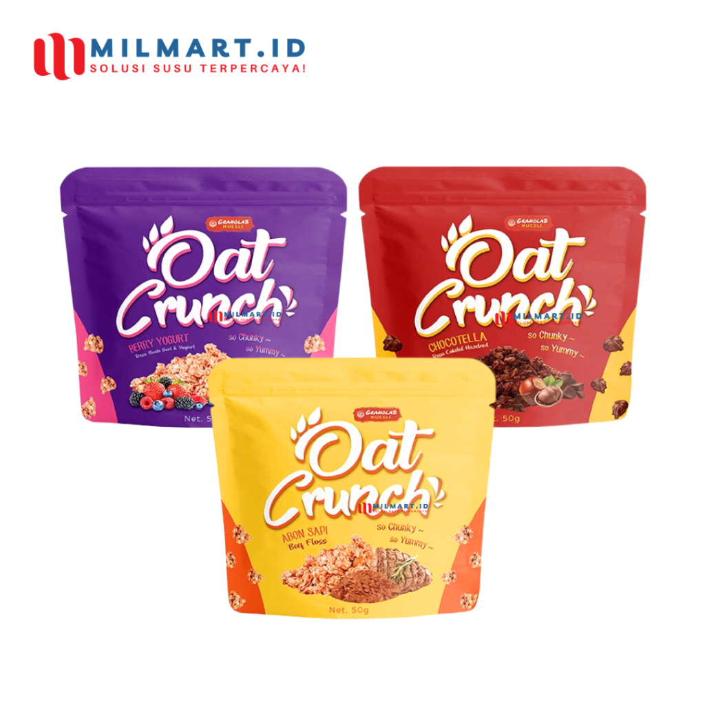 

CAMILAN GRANOLA OAT CRUNCH 50 G ABON SAPI CHOCOTELLA BERRY