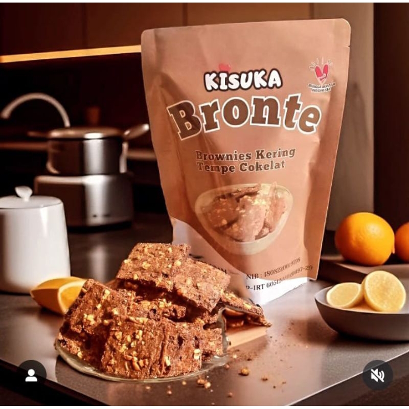 

Bronte (Brownis Kering Tempe cokelat)