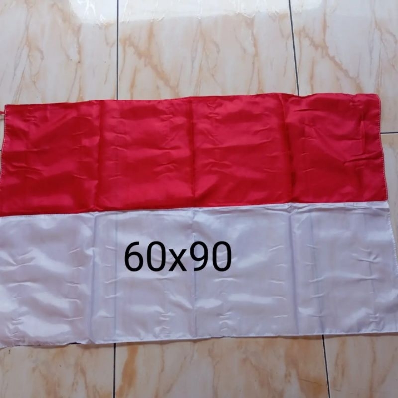 Bendera Merah Putih 60x90cm Kain katun ERO GOLDEN || Bahan Tebal dan Halus