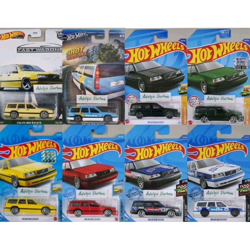hotwheels hot wheels volvo 850 estate factory fresh hw race day volvo 14 premium fast wagons car cul