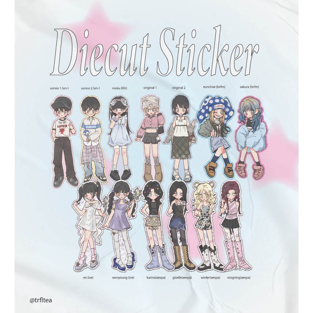 

[MIX] Die Cut Stickers