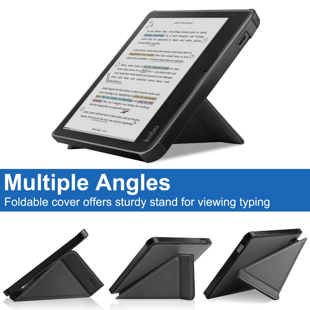 Kobo Libra Origami smartcase for Colour Reader 2024