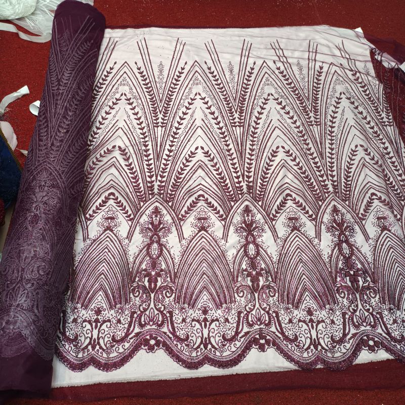 Kain tille candy payet ll kebaya meteran