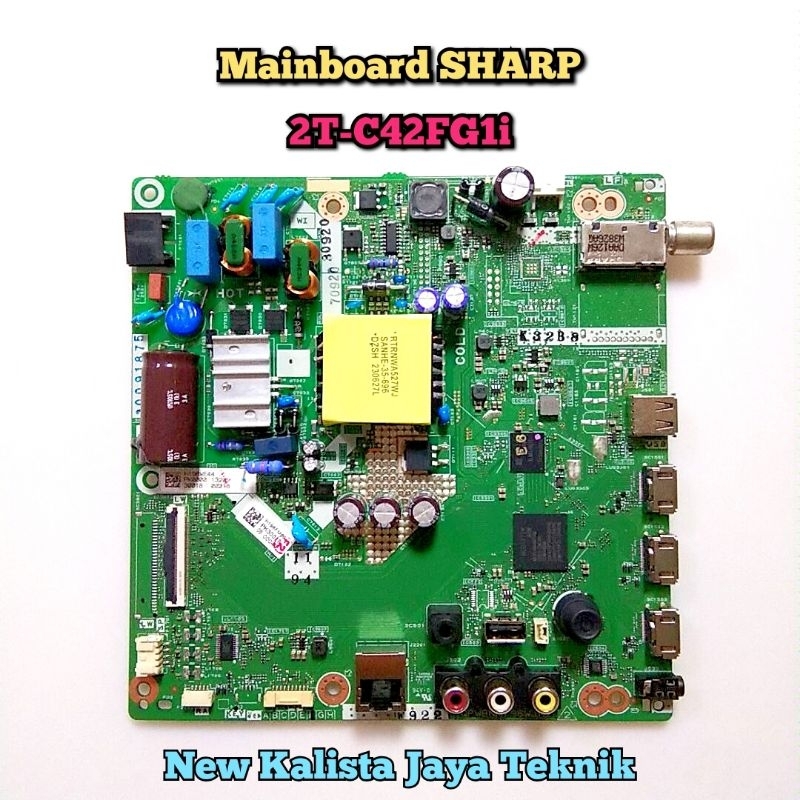 MAINBOARD TV SHARP 2T-C42FG1I ORIGINAL QPWBNH1196WJN2 MB SHARP 42FG1I MOTHERBOARD 2TC42FG1I MB c42fg