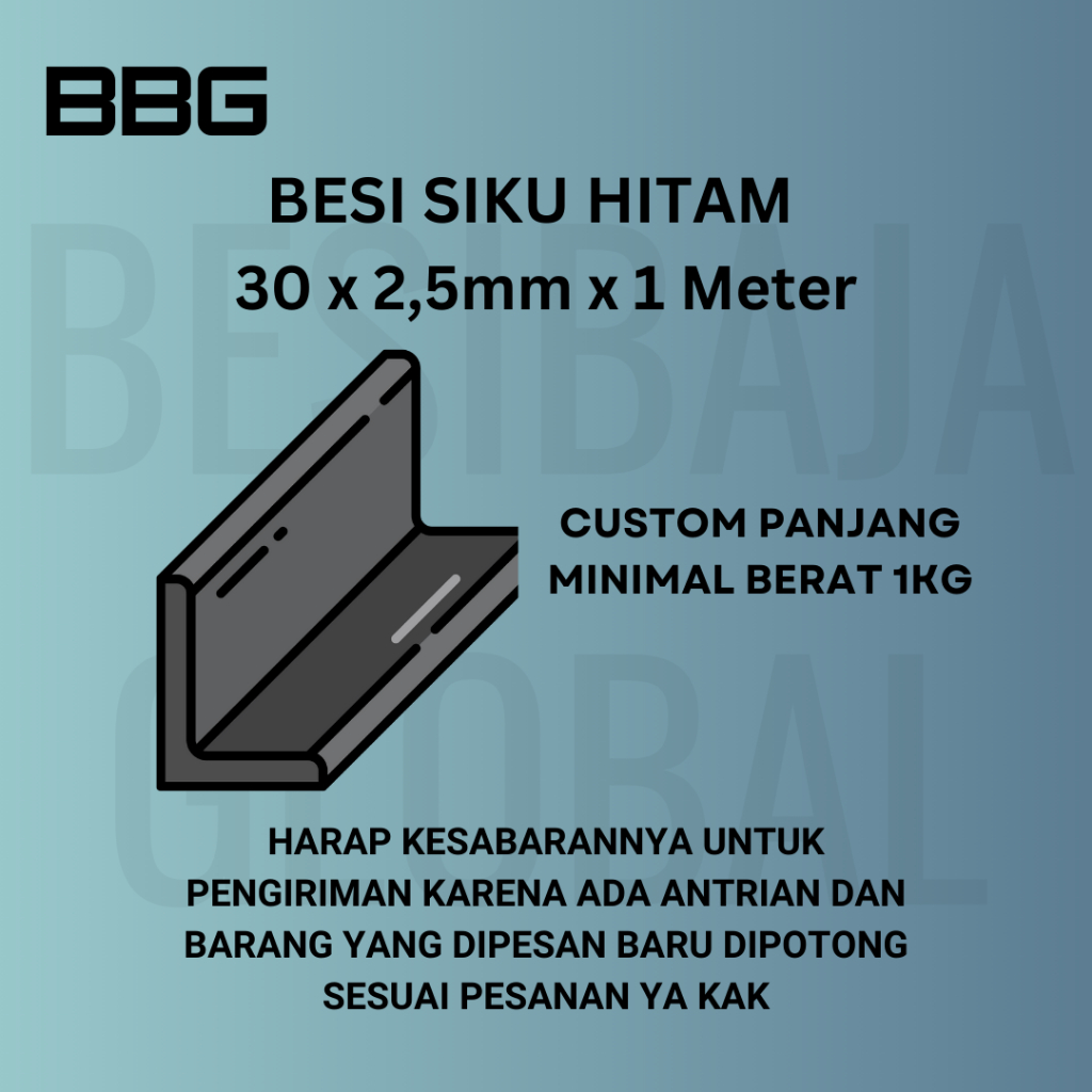 BESI SIKU 30 x 2,5mm x 1M