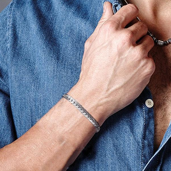 Gelang Titanium Sisik Naga untuk Pria dengan Model dan Panjang Bervariasi