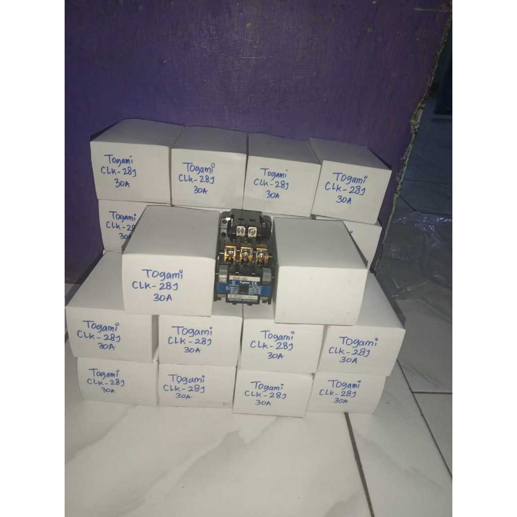 Contactor Kontaktor Togami CLK-28J AC 5PK Original