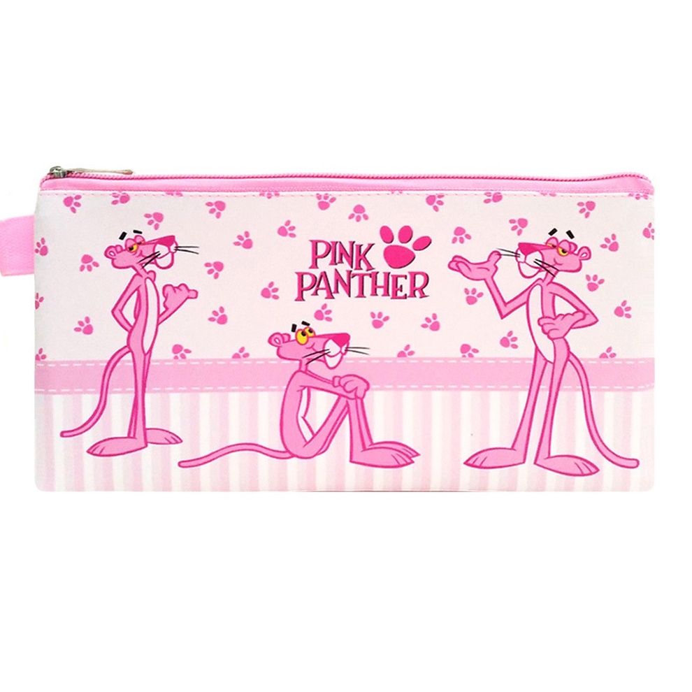 

BIG SALE FASION Mini Case Pink Panther Stationary Organizer Pencil Case Tempat Pensil Travelling Organizer