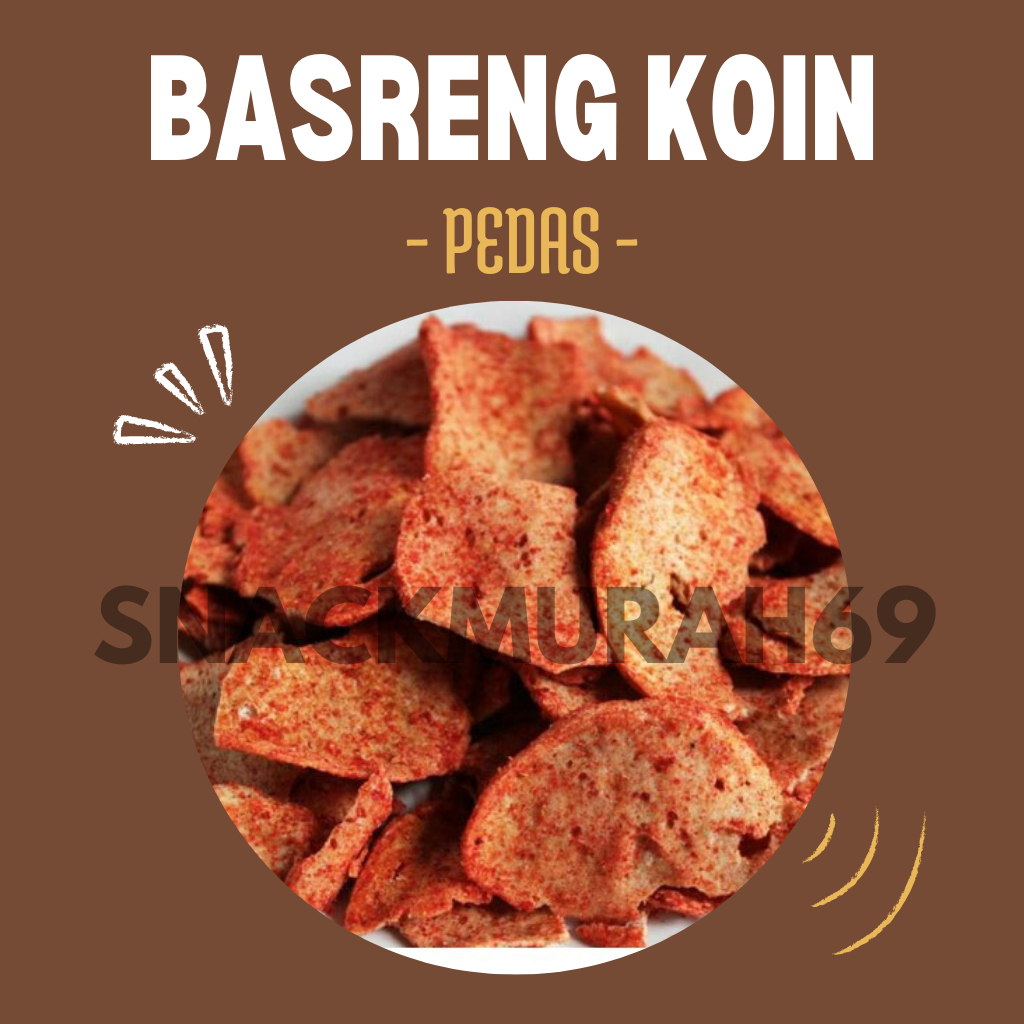 

Basreng Koin Pedas 250 gram - 1 kg Termurah Terenak