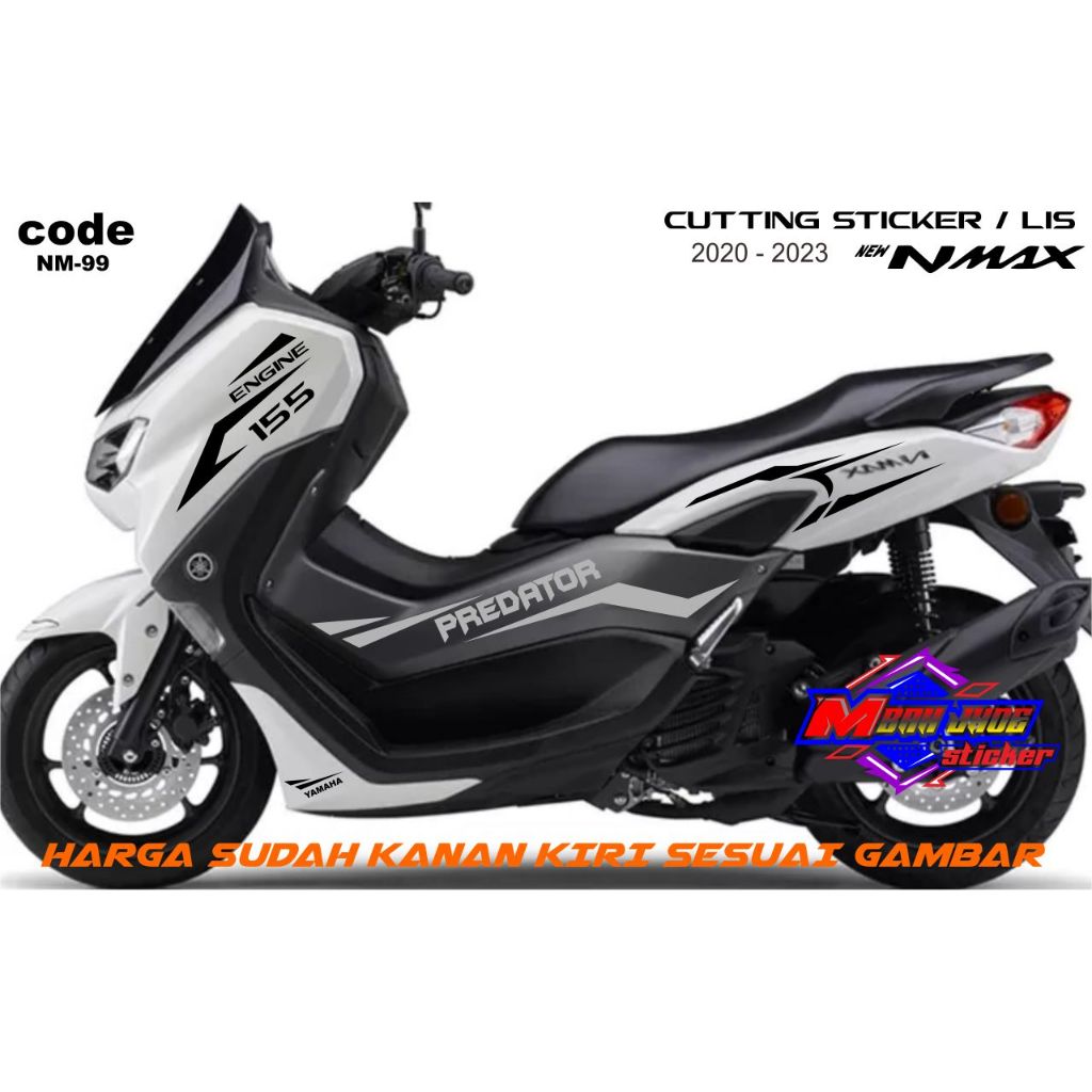 CUTTING STICKER NMAX 155 NEW 2022 STRIPING NMAX BARU