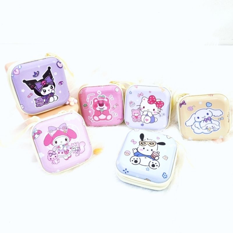 Dompet Kaleng Sanrio / Dompet Hardcase Lucu Sanrio