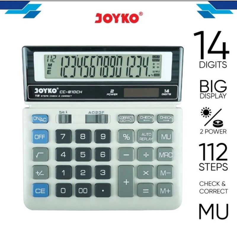 

WOW Kalkulator JOYKO CC 81CH 14 Digit Calculator Check Correct 81 CH
