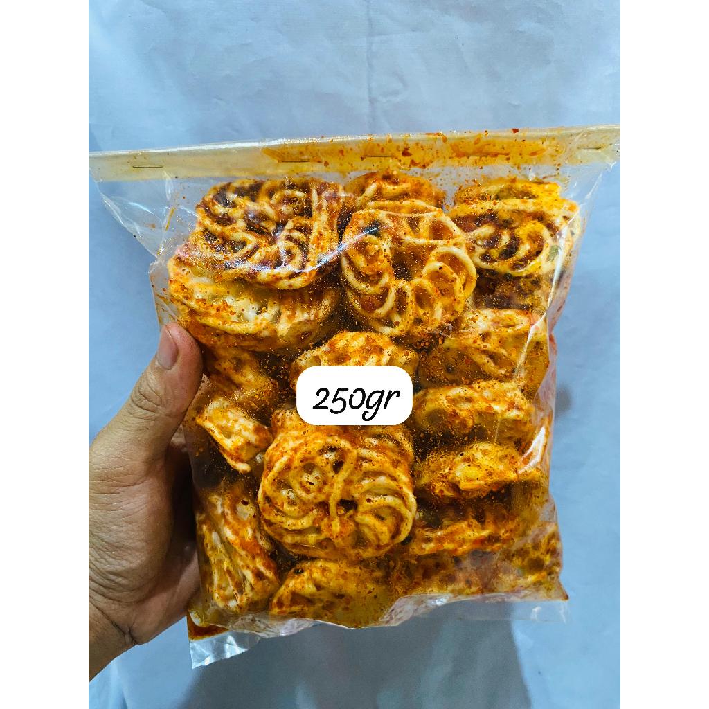 

seblak kerupuk rafael/mawar/pedo pedas daun jeruk/original daun jeruk kemasan 1kg 500gr 250gr