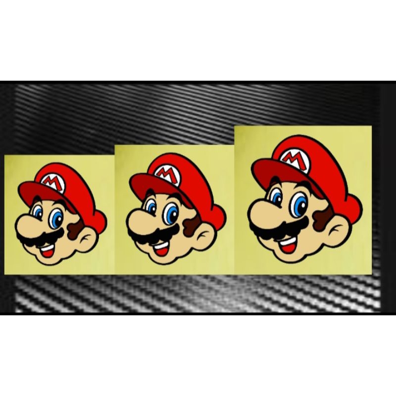 

Sticker cutting kartun mario/stiker cutting lucu mario