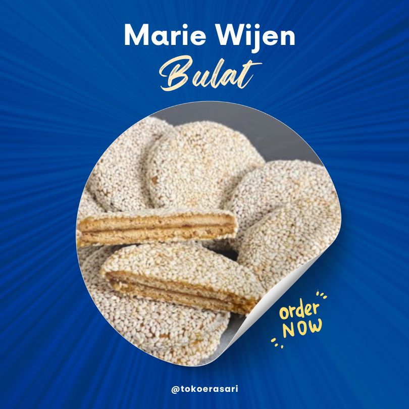 

Kue Marie Wijen Bulat Merk Merpati Oleh Oleh Khas