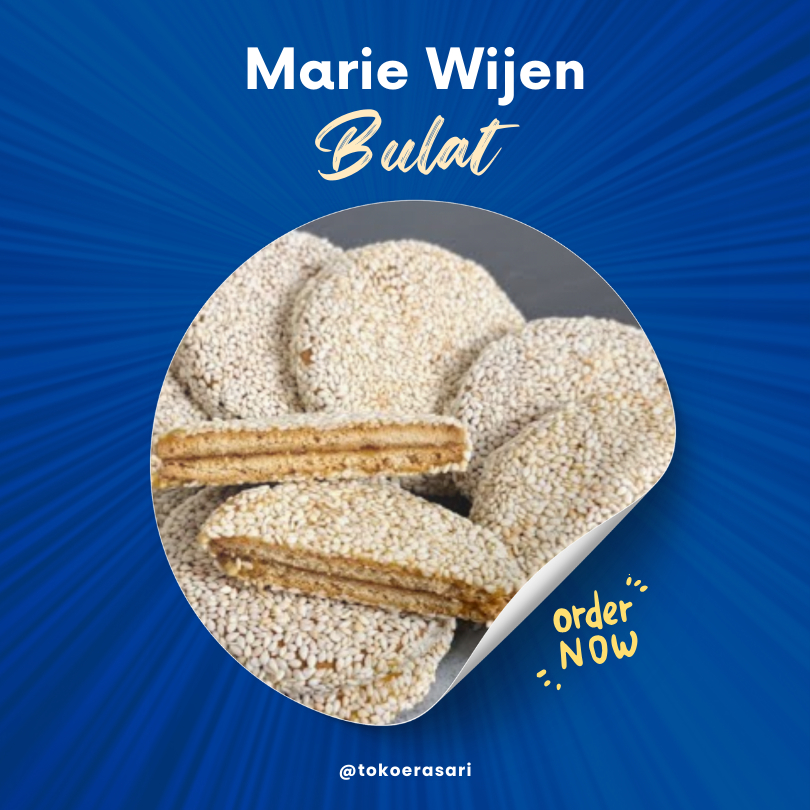 

Kue Marie Wijen Bulat Merk Merpati Oleh Oleh Khas