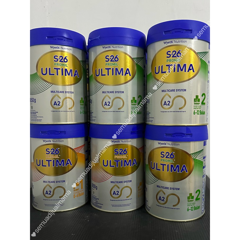 KALENG bekas susu s26 ultima promil tahap 1 & 2 850gr