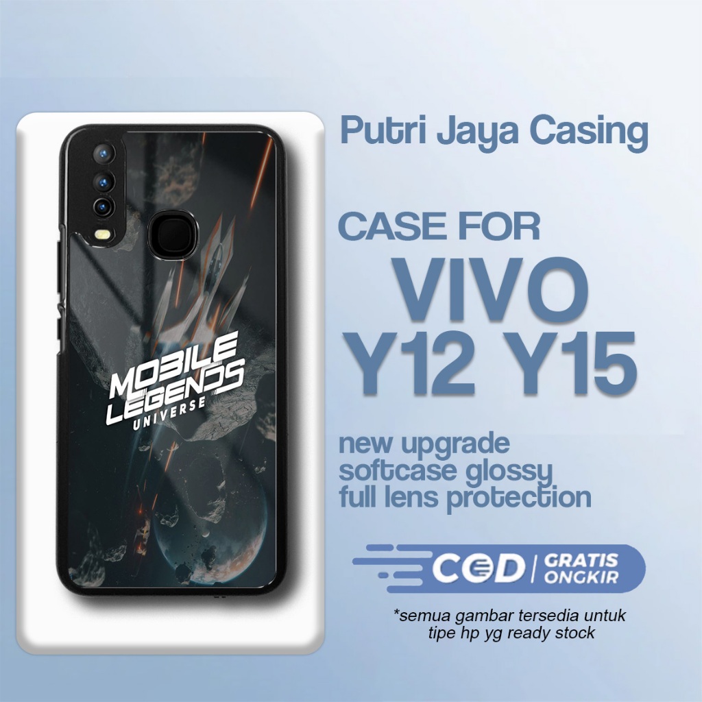 Case Vivo Y12 Y15 Terbaru - Casing Vivo Y12 Y15 - Motif Role mlbb - Hardcase Premium Glossy - Softca