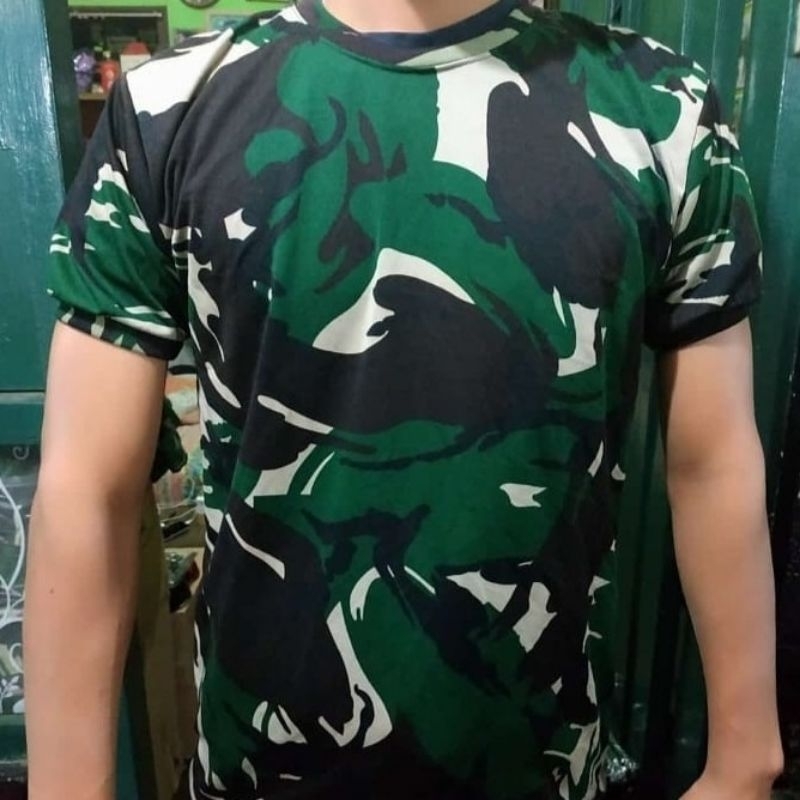Kaos Loreng Dryfit Premium / Kaos Loreng / Kaos TNI