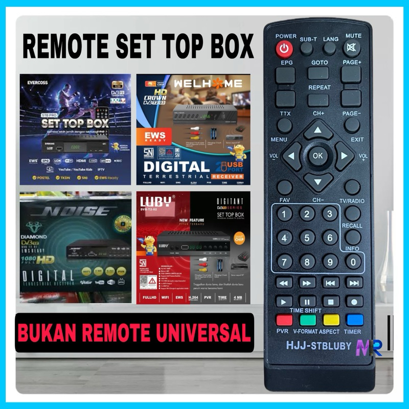 REMOT REMOTE SET TOP BOX LUBY (HJJ-LUBY)