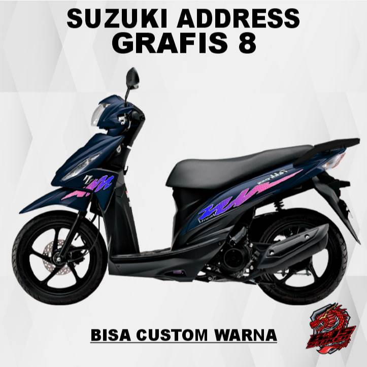 Stiker Sticker Address Grafis 8 - Stiker Sticker Decal Transparan Address Grafis 8