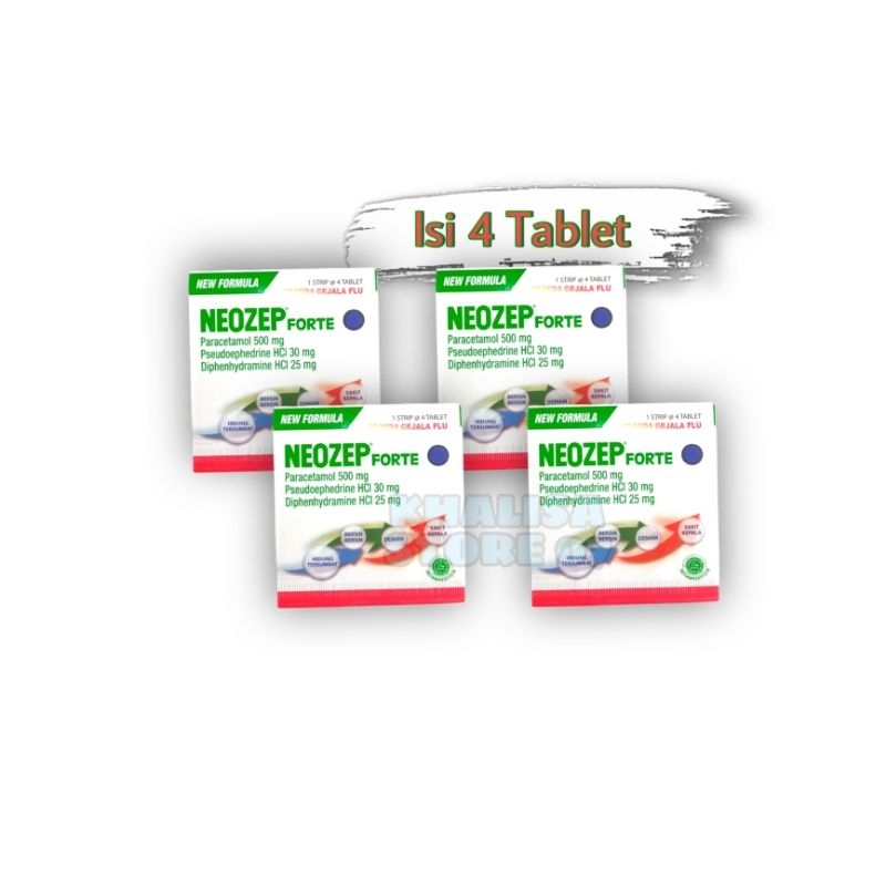 Neozep Forte Isi 4 Tablet / Neozep Forte / Neozep
