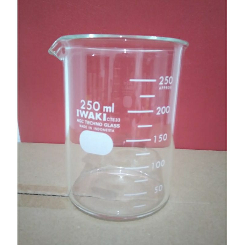 Beaker 250ML Iwaki. Beaker Glass 250ML iwaki