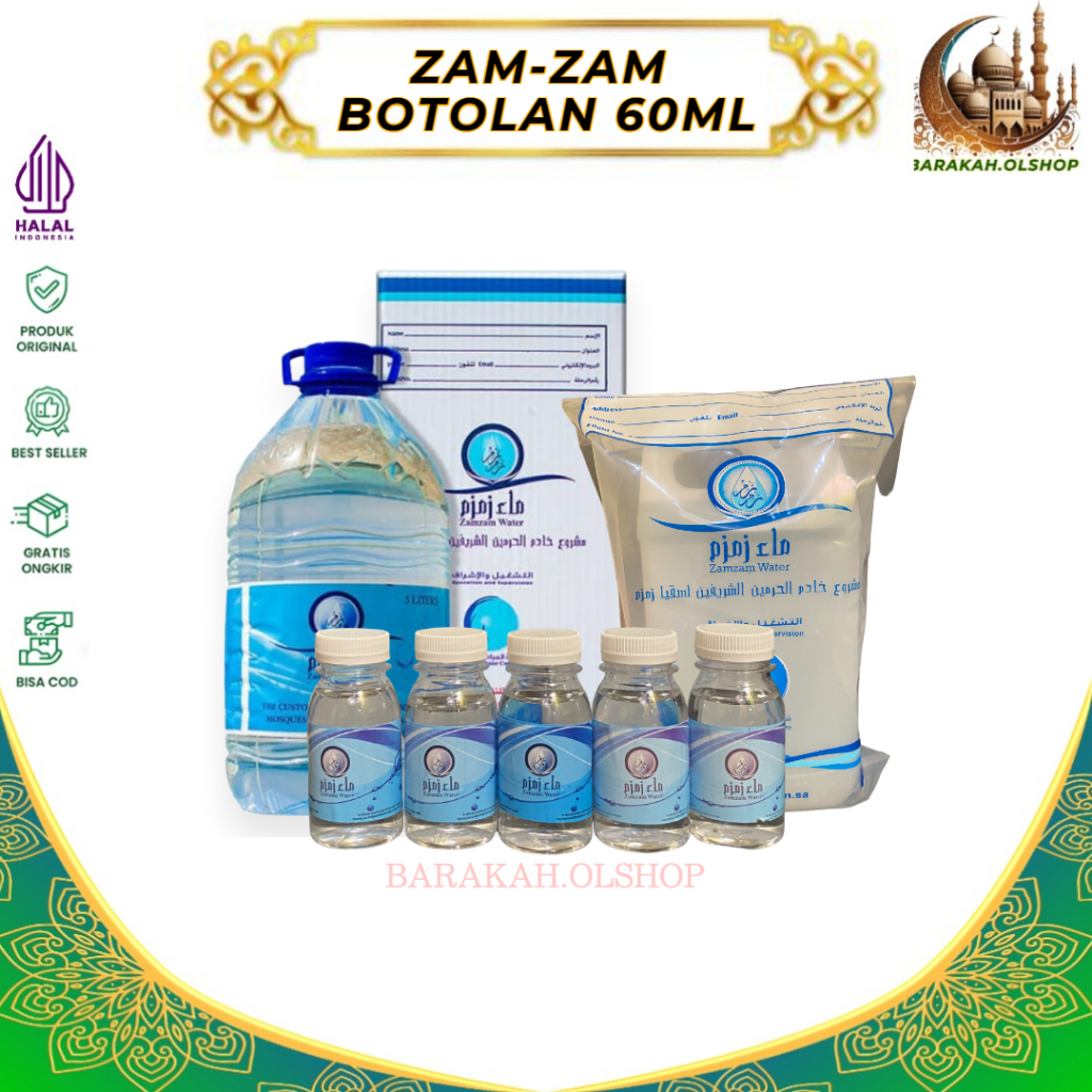 

Air Zamzam Kemasan Botol 60ml