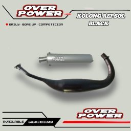 KNALPOT SATRIA HIU LUMBA 2 TAK KOLONG REPSOL BLACK SERIES OVER POWER BUKAN ABRT NXL RTX