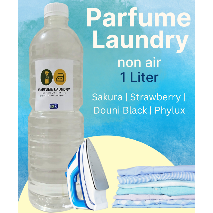 1 LITER PARFUME LAUNDRY Murni Non Air (Aroma Strawberry) + FIXTATIVE