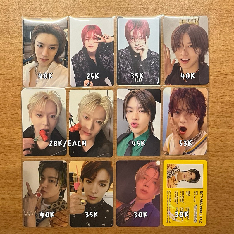 PC YUTA EMPHATY DREAM VER DEPARTURE NCT 2021 RESONANCE ID CARD STICKER PB VER THE LINK UNITY RANDOM 