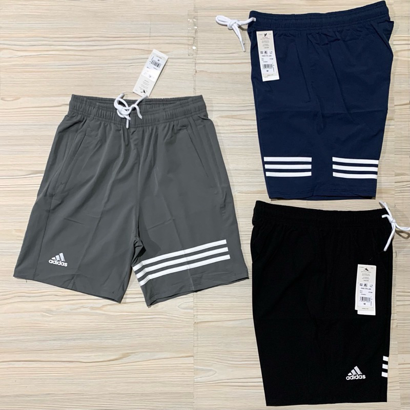 CELANA PENDEK MICRO NYLON ADIDAS OLAHRAGA RUNNING NEW PARASUT IMPORT