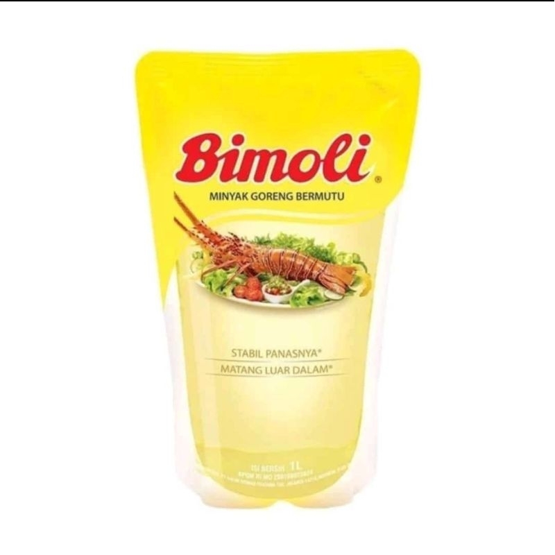 

Minyak goreng Bimoli1 liter
