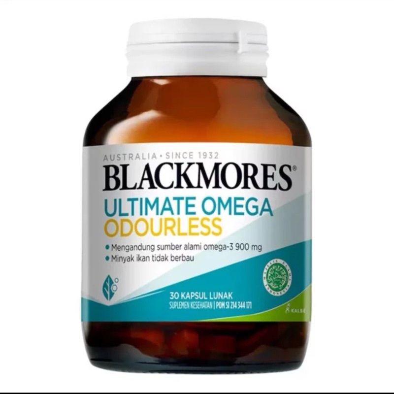 Blackmores Ultimate Omega Odourless 30 Tablet ORIGINAL 30s Asli Exp lama