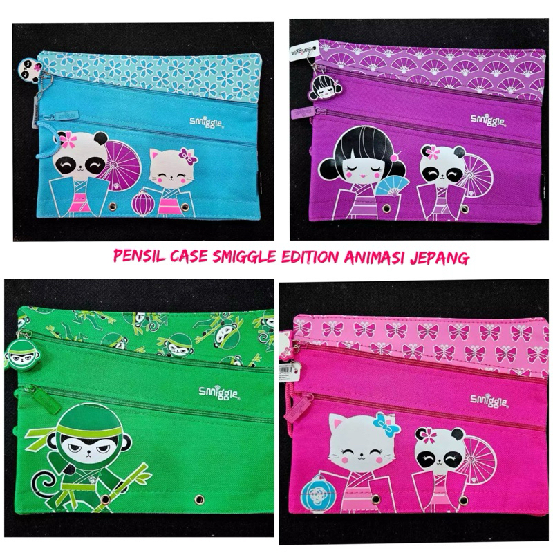 

PENSIL CASE SMiGGLE EDITION ANIME JEPANG BAHAN TEBAL