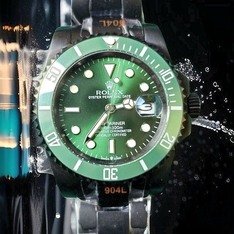 Submariner Date Black Hulk Jam Tangan Pria Automatic Ori