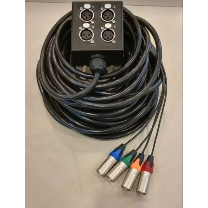 Kabel snake 4ch Linkon 25 meter/Snake Cable isi 4 xlr male