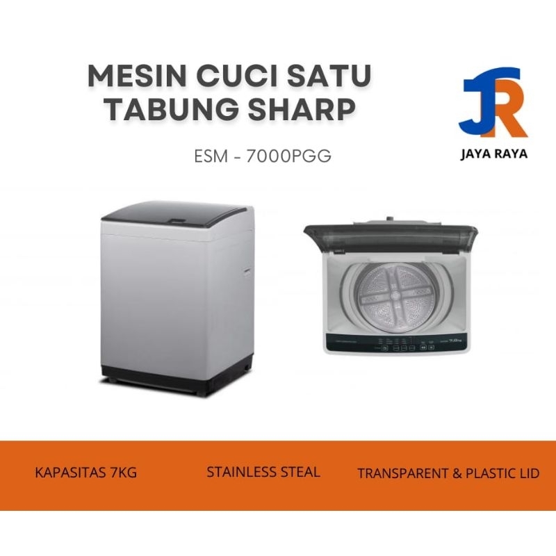 MESIN CUCI SHARP 1 TABUNG