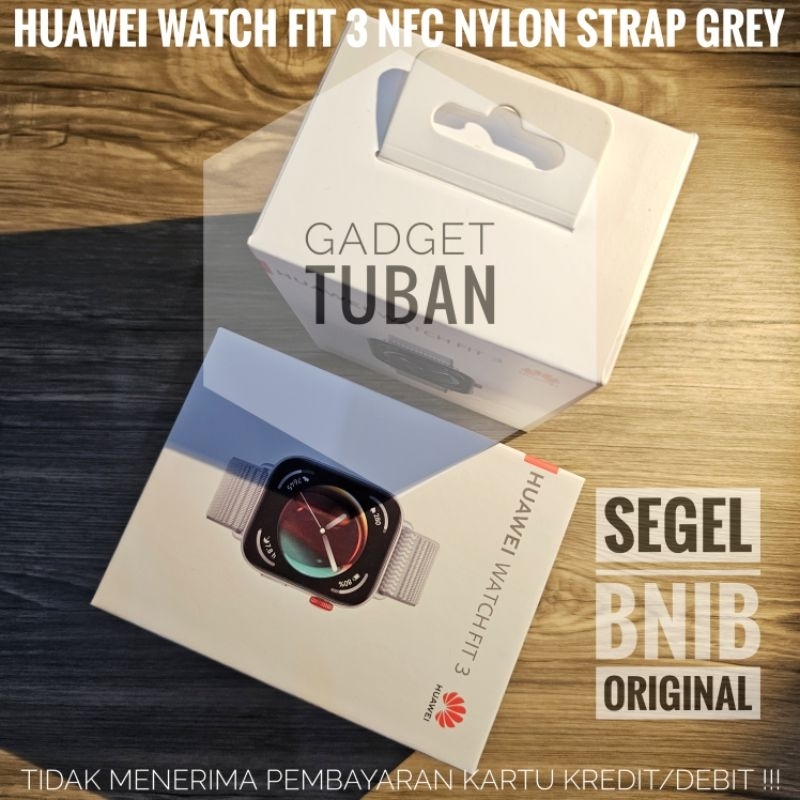 Huawei Watch Fit 3 NFC Nylon Strap Grey