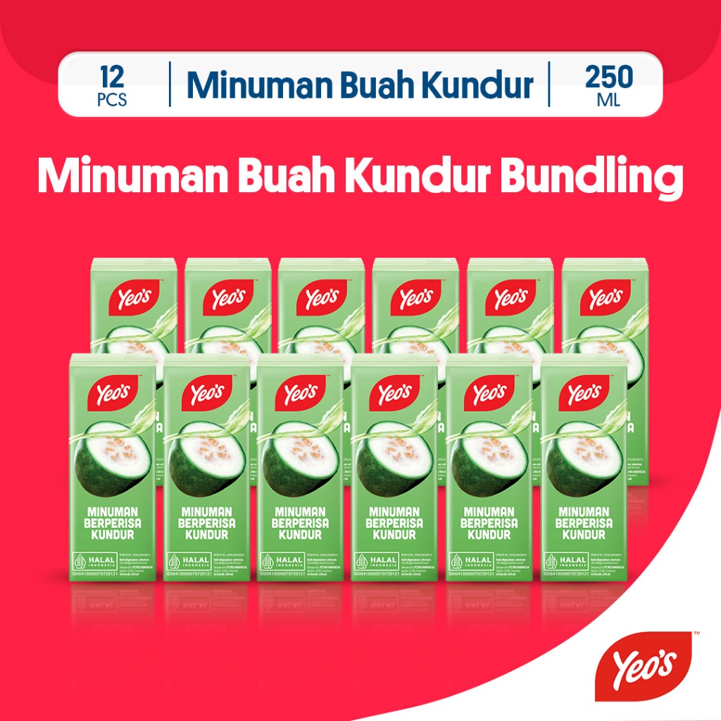 

Yeos Minuman Kaleng Buah Kundur Wintermelon 250 ml - 12 Pcs