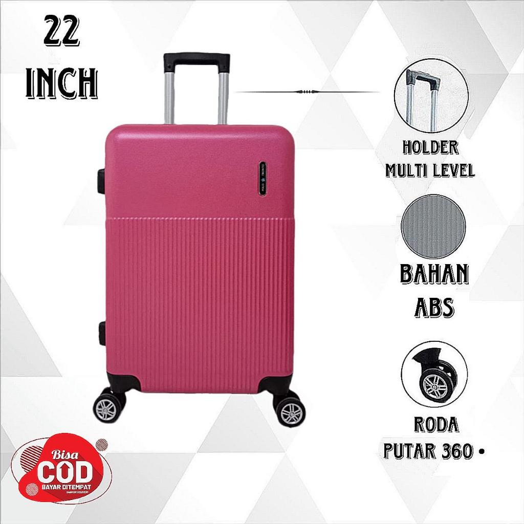 Promo Koper 22 Inch,Koper Polo Geneva,Koper -Varian Warna,Koper Original,Koper Terlaris