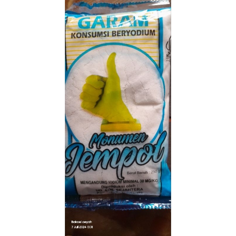 

garam jempol yodium