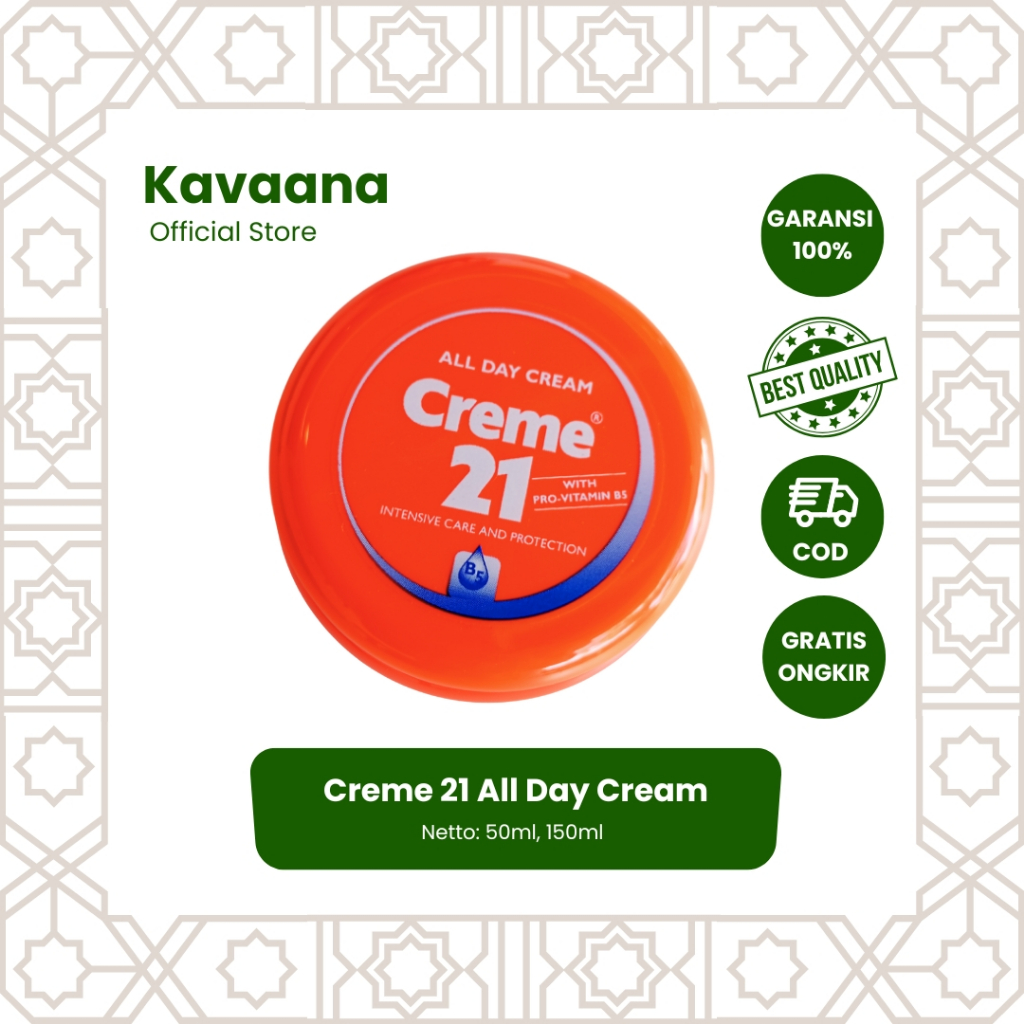 Creme 21 All Day Cream With Pro Vitamin B5 / Creme 21 Moisturizing Cream / Creme 21 All Day Cream / 