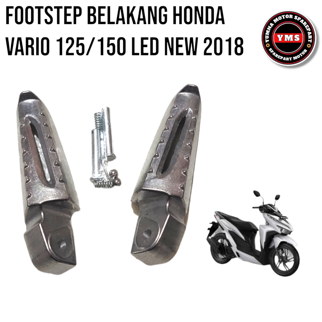 Footstep Belakang Honda Vario 125 150 Led New 2018 Step Belakang Vario 150 Led New K59J